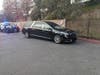 Santa Rosa police catch up with a stolen hearse Saturday on Cleveland Avenue.