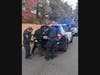A 23-year-old transient is arrested in connection with stealing a hearse Saturday from outside a Santa Rosa church.