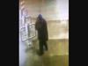 Police released this surveillance image of the suspect in two suspicious dumpster fires Friday on Water Street in downtown Petaluma.