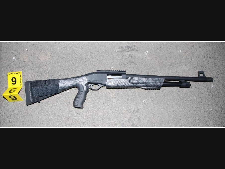 The Napa County District Attorney's Office said this is the shotgun Brandan Nylander had with him on April 24, 2020, when he was fatally shot by Napa County Sheriff's Deputy Gregg Lee.