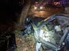 Petaluma police said the suspects in a catalytic converter were driving a stolen car which they crashed after a brief pursuit early Tuesday.