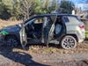 Santa Rosa police said the driver of this Jeep led multiple law enforcement officers on a pursuit Monday along U.S. Highway 101 from Santa Rosa to Petaluma to Healdsburg.