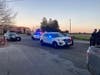 A pursuit involving a suspected DUI driver Sunday in Petaluma comes to an end on Marina Drive.