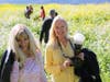 Dotty Molt and Donna Nielsen escaped Lake Tahoe's snow-covered Incline Village on Saturday to enjoy mustard fields north of Sonoma.