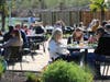 Visitors enjoy patio dining over the weekend at the popular Salt & Stone restaurant in Kenwood in Sonoma Valley. North Bay wine country was busy with visitors enjoying the sun and springtime.  