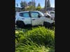 A suspect in a Jeep Renegade collided with a business Tuesday in Santa Rosa after leading officers on a pursuit, police said.