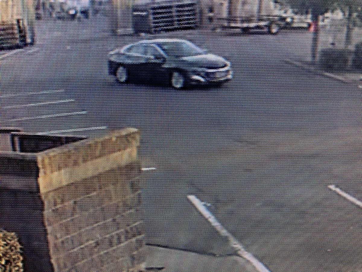 Petaluma police are seeking the driver of this car in connection with a theft from Safeway and a robbery at a 7-Eleven. Both incidents happened Wednesday night within 45 minutes.