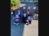 Boys & Girls Clubs of Sonoma-Marin “Club kids” hold up handmade signs thanking Suburban Propane and Chandi Hospitality Group, a franchisee of Mountain Mike’s Pizza, the Official Pizza Partner of the San Francisco 49ers, for throwing them a pizza party.