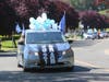 Sonoma State University holds drive-through commencement ceremonies, Saturday, May 22.
