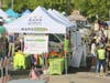 Business was booming Saturday at the Napa Farmers Market. As an essential business, the farmers market has remained open throughout the pandemic.