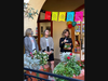 Tracy Rogers, Shelbi Walker and Elaine Schroth from Visit Concord greet guests to the Visitor Center. 
