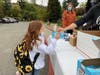Calistoga Elementary School students are pictured on Walk & Roll To School Day, Oct. 6, 2021.