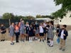 St. Helena Montessori School students are pictured on Napa County's Walk & Roll to School Day, Oct. 6, 2021.