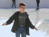 Colton Duplantis, 12, of Novato, ice skates at the Meritage Resort holiday ice rink.