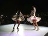 Ice skaters entertain Saturday night at an event that coincided with the Holiday Lighted Boat Parade along the Petaluma River.