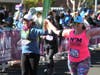 Excited Napa Valley Half-Marathon runners celebrate the accomplishment, March 6, 2022.
