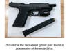 It is alleged that Estevan Miranda-Silva had this ghost gun in his possession the night of his arrest, according to Cal Fire.