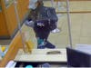 The suspect is shown in a bank robbery Tuesday at Wells Fargo, 2759 Fourth St. in Santa Rosa