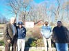 Past Grand Knight John Java, Past Grand Knight John Truglio,  Aaron Westbrook, Director of Camp Jotoni and Dep. Grand Knight Louis Citarella