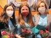 Left-Right  Rashi School Teachers Kate Armstrong, Jessica Solomon, and Jean Ricker at Dedham STEM Fair