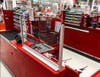 Retail checkout safety barrier