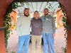 Mike Panella, David Thompson and Justin Lex of Swimming Pool Services