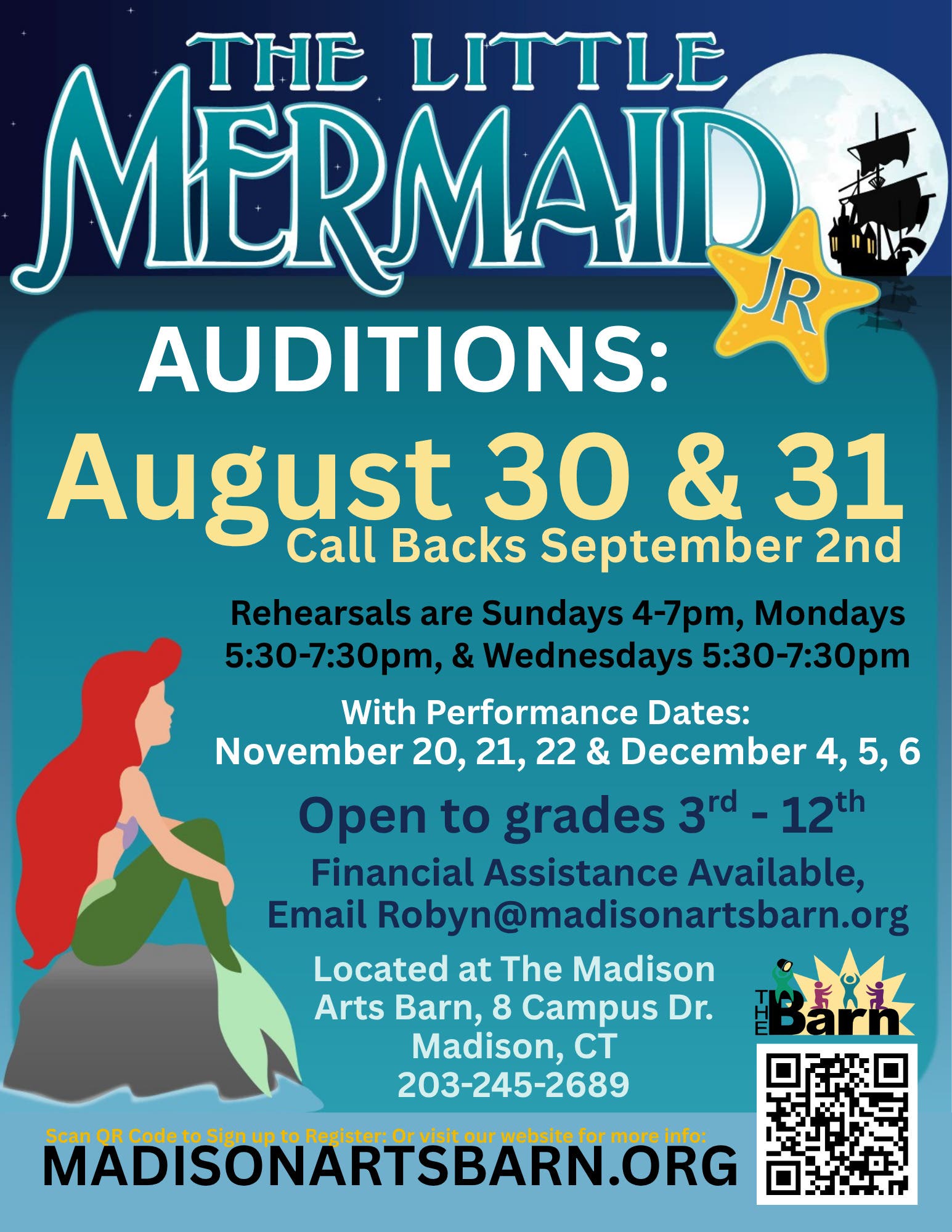 The Little Mermaid Jr. Auditions