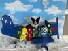 Penny proudly sits in the CWCNS plane with her ribbons