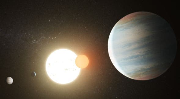 SDSU Astronomers Discover Third Planet in Two-Star Solar System.