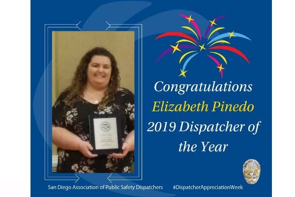 Elizabeth Pinedo - Communications Operator​ II with the City of Carlsbad.