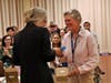  Kathy Norwood of Fairfax, the Volunteer of the Year, accepts an award from Board President Kate Sears.