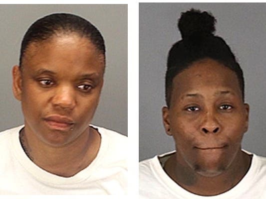 From left: Candace Townsel; Kimesha Williams.