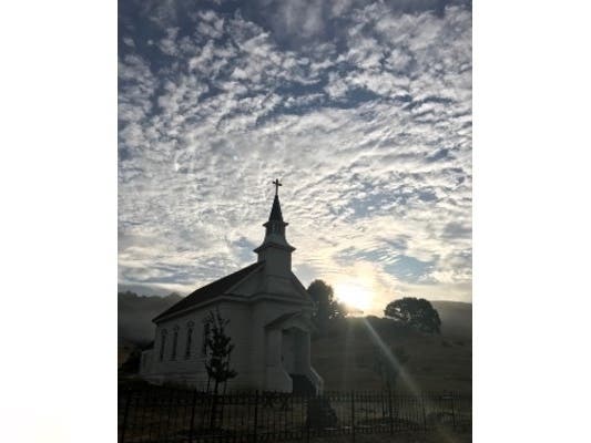 Old Saint Mary's Church. Photo of the week in Marin County.