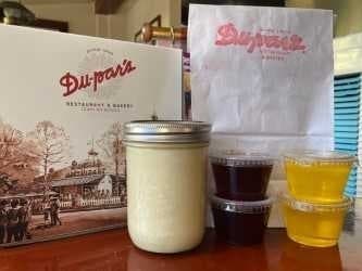 Du-par’s is selling its famous pancake batter available to-go, so you can make their secret recipe at home.