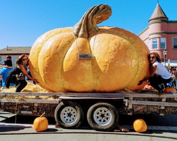 The popular Art & Pumpkin Festival annually drew crowds to Half Moon Bay from throughout the San Francisco Bay area.