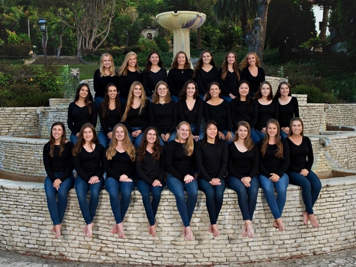 "Ticktockers" from the Peninsula Chapter of National Charity League's Class of 2020.