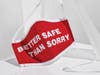 MOCA Mask: Barbara Kruger "Untitled (Better Safe Than Sorry)"