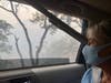  Sonoma County resident Holly Wilson, 71, surveys Walbridge Fire devastation along Big Ridge Road.