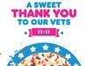 Vets and military can score a free doughnut at Dunkin' for Veterans Day.
