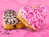 Dunkin’s heart-shaped donuts are among Valentine specials marking the Feb. 12-Feb. 14 holiday weekend throughout the Inland Empire.