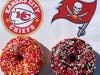 Two donuts go head-to-head at L.A.-area Randy’s Donuts on Super Bowl weekend.