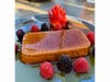 Descanso in Costa Mesa plans a Sunday brunch with live entertainment, and menu options including classic Flan with hibiscus dust and berries .