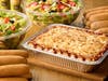 A large pan of classic lasagna, plus salad & breadsticks, is among Olive Garden's takeout options to celebrate Easter at home.
