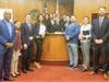 DA 2019 intern team visits courtroom.