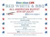 The Elevation LVK restaurant at the Livermore airport is hosting a "Red, White & BBQ" on July 4th.