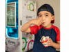 A new self-serve, iCream vending machines is in place, just in time for National Ice Cream Day, at Westfield Century City in Los Angeles.