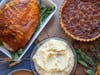 A full Thanksgiving menu, including Mary’s Organic Turkey, smashed potatoes & Bourbon Pecan Pie, can be ordered from Huckleberry Bakery & Café in Santa Monica.