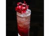 Valentine's Day cocktails (like the pictured "Violets Are Blue") can be paired with Izakaya Feast or lobster & filet special planned Feb. 14 at Katana in West Hollywood.