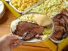Dickey’s Barbecue Pit's Big Yellow Box takeout options serve 10-12, and can be ordered for the holidays. 