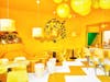  The yellow dining room.